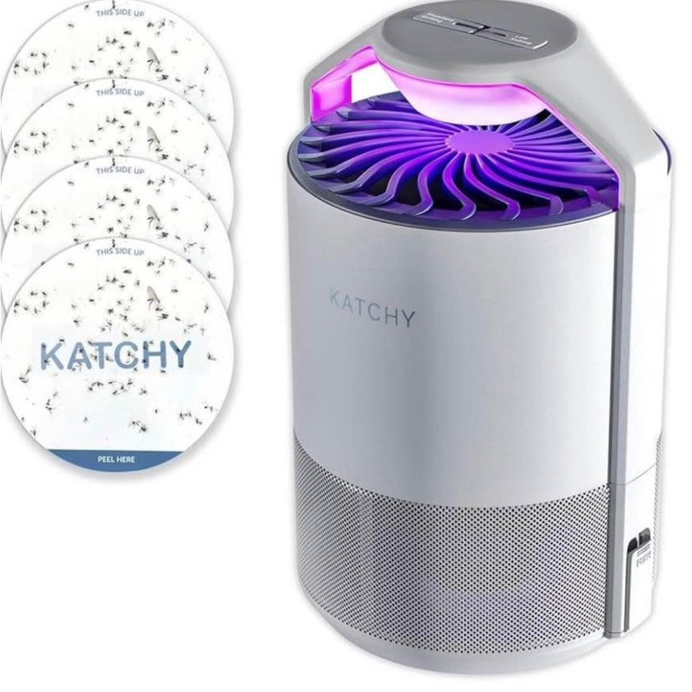 - KATCHY Indoor Insect and Flying Bugs Trap Fruit Fly
Gnat Mosquito new in box